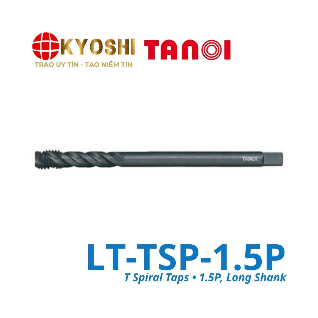 Mũi taro xoắn chuôi dài TANOI LT-TSP-1.5P chuyên lỗ sâu