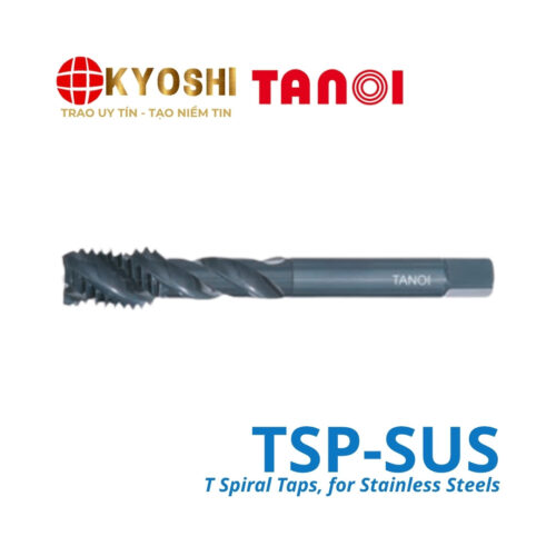 Mũi taro xoắn Tanoi TSP-SUS HSSE chuyên inox