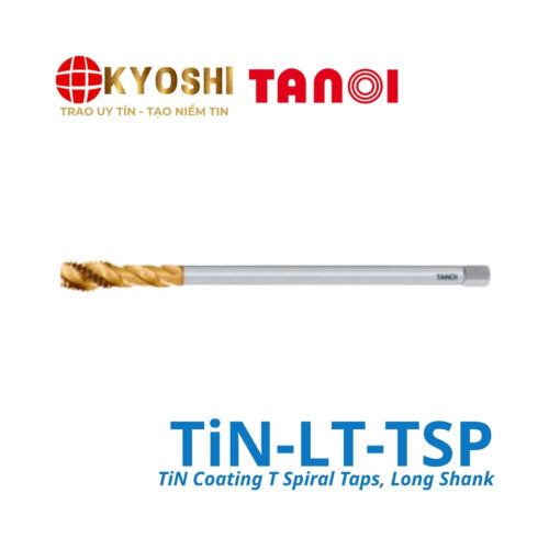 Mũi Taro Xoắn Chuôi Dài TiN-LT-TSP Phủ TiN Chuyên Sắt