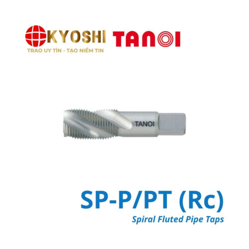 Mũi taro ren ống côn rãnh xoắn SP-P/PT (Rc) Tanoi chính hãng