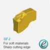 Mảnh dao SFJ CUT-SFEED lưỡi cắt sắc cho vật liệu mềm