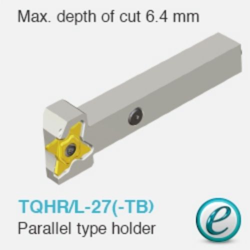 Cán dao kiểu song song TQHR/L-27(-TB) QUAD-RUSH TaeguTec